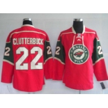 nhl jerseys minnesota wild 22#cltterbuck red