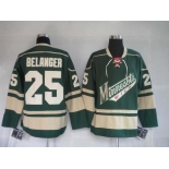 nhl jerseys minnesota wild 25# belanger green