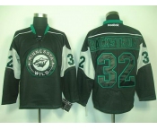 nhl jerseys minnesota wild #32 backstrom black