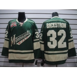 nhl jerseys minnesota wild 32# backstrom green[10th]