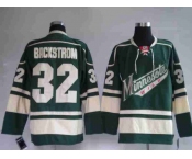 nhl jerseys minnesota wild 32# backstrom  green