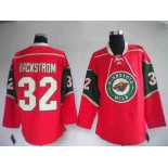 nhl jerseys minnesota wild 32# backstrom red