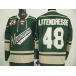 nhl jerseys minnesota wild #48 latendresse green(10th)