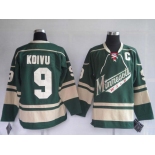 nhl jerseys minnesota wild 9# koivu gree