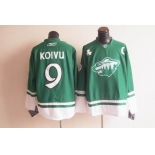 nhl jerseys minnesota wild #9 koivu green[2011 new]