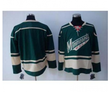 nhl jerseys minnesota wild blank green