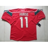 nhl jerseys minnesota wilds #11 parise red