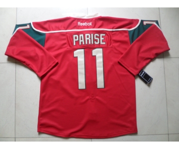 nhl jerseys minnesota wilds #11 parise red