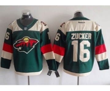 nhl jerseys minnesota wilds #16 zucker green[2016 Stadium]