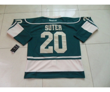 nhl jerseys minnesota wilds #20 suter green