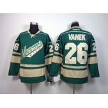 nhl jerseys minnesota wilds #26 vanek green