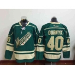 nhl jerseys minnesota wilds #40 dubnyk green