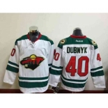 nhl jerseys minnesota wilds #40 dubnyk white