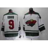 nhl jerseys minnesota wilds #9 koivu white