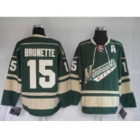 nhl minnesota wild #15 brunette green