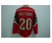 nhl minnesota wilds #20 miettinen red