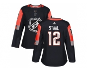 Women Adidas Minnesota Wild #12 Eric Staal Black 2018 All-Star Central Division Authentic Stitched NHL Jersey