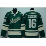 youth nhl jerseys minnesota wilds #16 zucker green