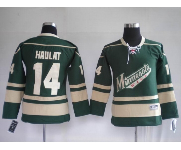 youth nhl minnesota wild #14 havlat green