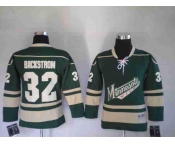 youth nhl minnesota wild #32 Backstrom green