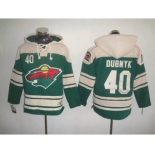 nhl jerseys minnesota wild #40 dubnyk green[pullover hooded sweatshirt]