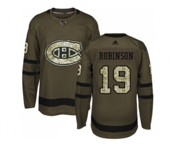 Adidas Montreal Canadiens #19 Larry Robinson Green Salute to Service Stitched NHL Jersey