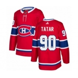 Adidas Montreal Canadiens #90 Tomas Tatar Authentic Red Home NHL Jersey