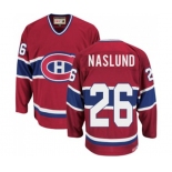 CCM Montreal Canadiens #26 Mats Naslund Authentic Red Throwback NHL Jersey