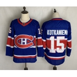 Men's Montreal Canadiens #15 Jesperi Kotkaniemi Authentic Premier Red Home Hockey Jersey