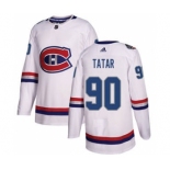 Men's Montreal Canadiens #90 Tomas Tatar White 2017 100 Classic Stitched Hockey Jersey