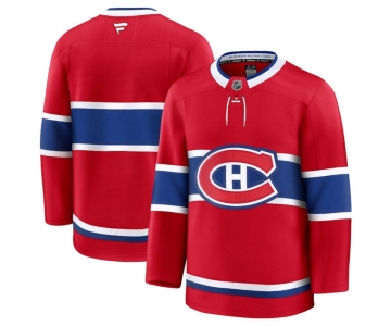 Men's Montreal Canadiens Blank Red 2024-25 Home Stitched Hockey Jersey