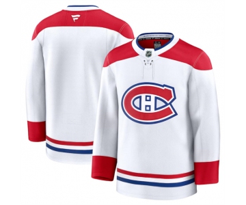 Men's Montreal Canadiens White 2024-25 Away Stitched Hockey Jersey