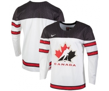 Men's Nike White Hockey Canada - Team Replica Jersey