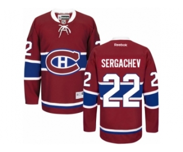 Men's Reebok Montreal Canadiens #22 Mikhail Sergachev Authentic Red Home NHL Jersey