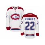 Men's Reebok Montreal Canadiens #22 Mikhail Sergachev Authentic White Away NHL Jersey