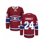 Men's Reebok Montreal Canadiens #24 Phillip Danault Authentic Red Home NHL Jersey