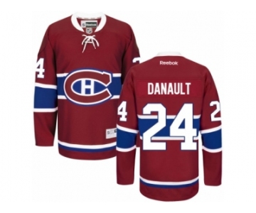 Men's Reebok Montreal Canadiens #24 Phillip Danault Authentic Red Home NHL Jersey