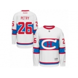 Men's Reebok Montreal Canadiens #26 Jeff Petry Authentic White 2016 Winter Classic NHL Jersey