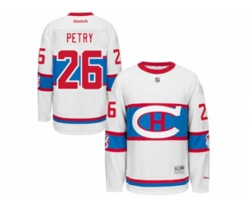 Men's Reebok Montreal Canadiens #26 Jeff Petry Authentic White 2016 Winter Classic NHL Jersey