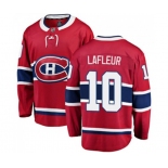 Montreal Canadiens #10 Guy Lafleur Authentic Red Home Fanatics Branded Breakaway NHL Jersey