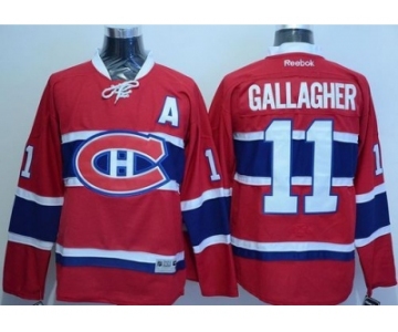 Montreal Canadiens #11 Brendan Gallagher Red Home Stitched NHL Jersey