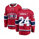 Montreal Canadiens #24 Phillip Danault Authentic Red Home Fanatics Branded Breakaway NHL Jersey