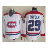 Montreal Canadiens #29 Ken Dryden White CH-CCM Throwback Stitched NHL Jersey