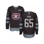 Montreal Canadiens #65 Andrew Shaw Black 1917-2017 100th Anniversary Stitched NHL Jersey