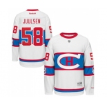 Reebok Montreal Canadiens #58 Noah Juulsen Authentic White 2016 Winter Classic NHL Jersey