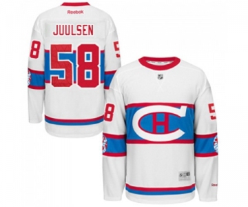 Reebok Montreal Canadiens #58 Noah Juulsen Authentic White 2016 Winter Classic NHL Jersey