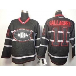 nhl jerseys montreal canadiens #11 gallagher black ice[gallagher]