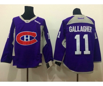 nhl jerseys montreal canadiens #11 gallagher purple