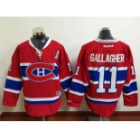 nhl jerseys montreal canadiens #11 gallagher red[gallagher][patch A]