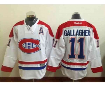 nhl jerseys montreal canadiens #11 gallagher white[gallagher][patch A]